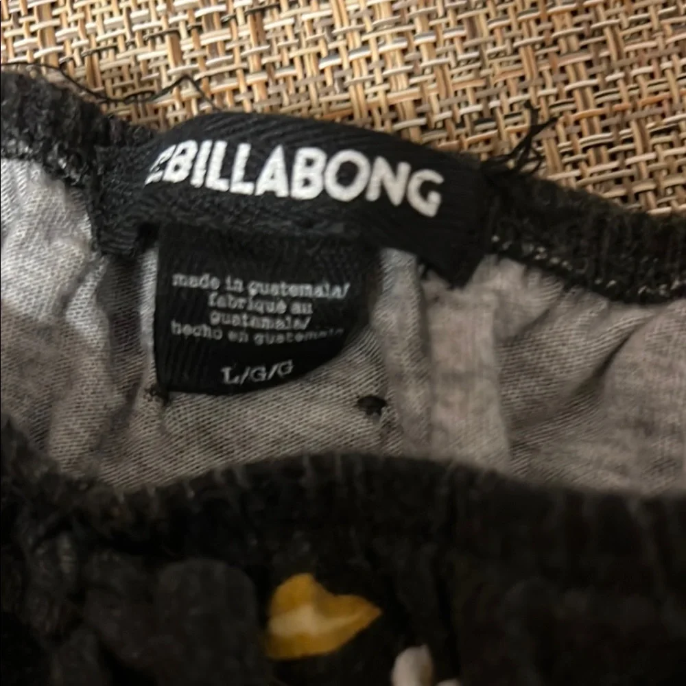 Billabong Black Tie Front Smocked Camisole - Picture 4 of 4